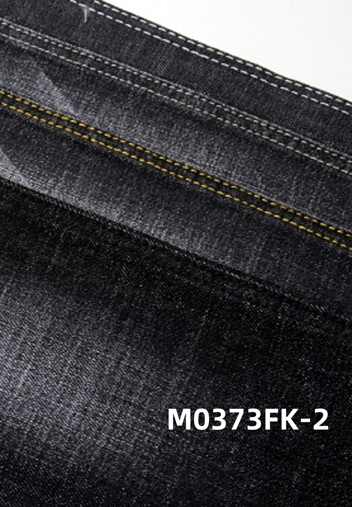 Guaranteed Quality 10.5 Oz Black Stretch Denim Fabric For Jeans