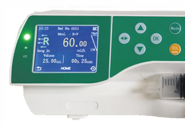 Buy cheap 10ml/h Medical Syringe Pumps 1.5Kg Touch Screen Easy Control from wholesalers