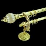 Morocco 1.5m Crystal 3m Pipe Curtain Rods Set For Bedroom