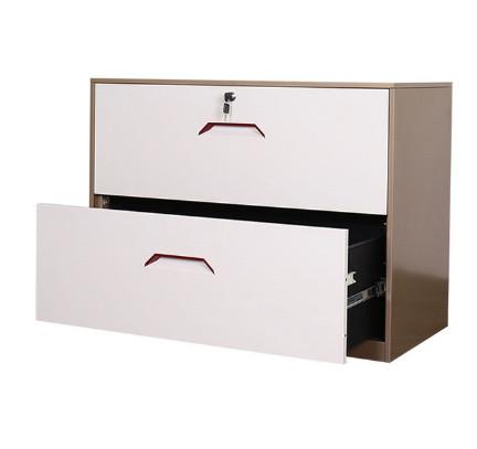 Buy cheap Customized steel office furniture heavy-duty ball bearing sliding 2-layer horizontal document drawer from wholesalers