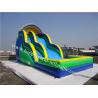 Buy cheap bounce round inflatable water slide , above ground pool water slide from wholesalers