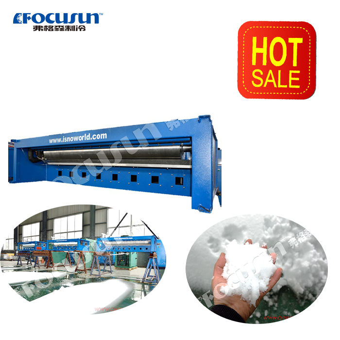 Private Mold and 495kw Condenser Capacity for FOCUSUN Customized Indoor Snow Park