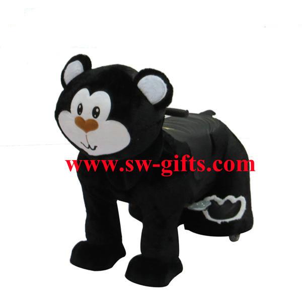 Buy cheap Father mother baby stroller bike motorized animals plush riding animals from wholesalers