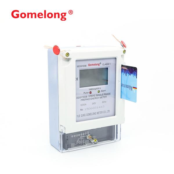 Buy cheap DDSY5558 Single Phase Smart Card Prepaid Electricity Meter from wholesalers
