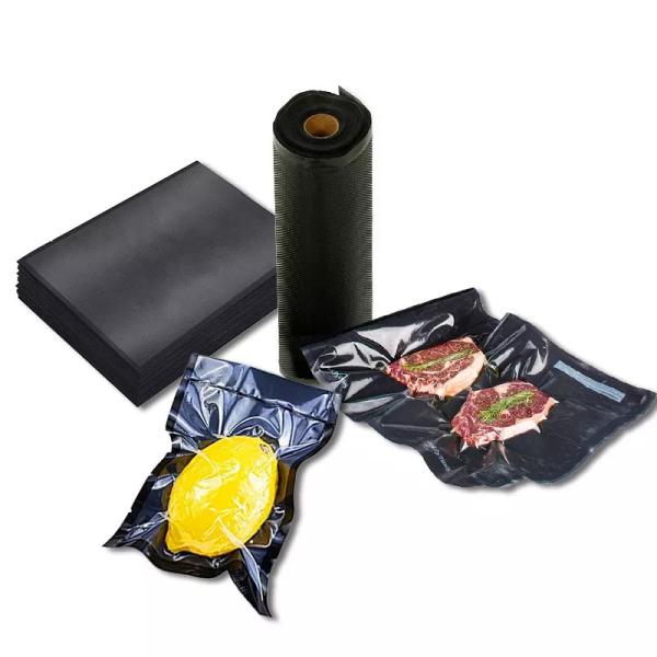 Buy cheap Polypropylene Freezer Storage Black Sealer Bags QS Plastic Vacuum Sealer Bag from wholesalers