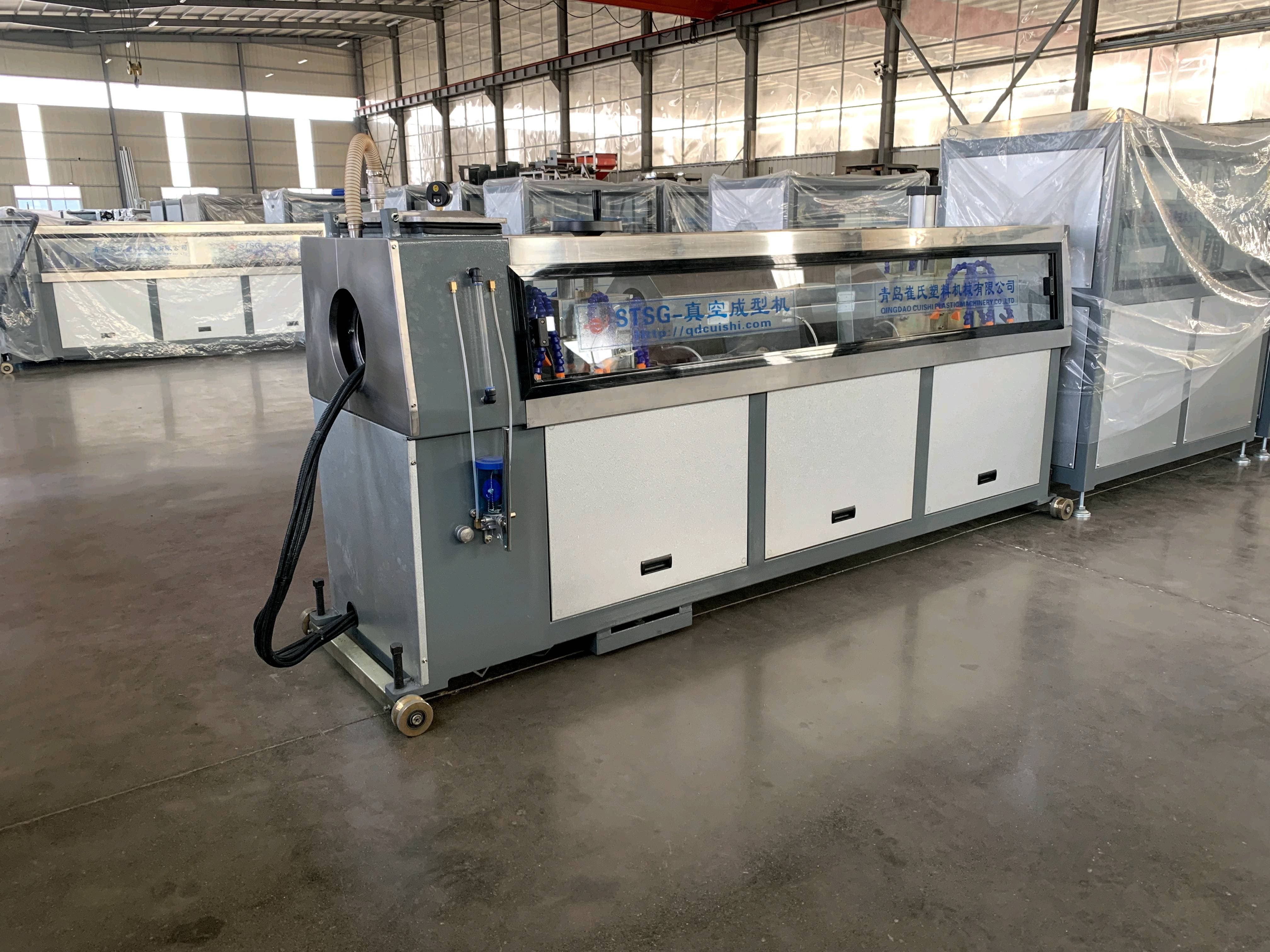 Durable Carbon Spiral Corrugated Pipe Production Line with Winding Machine 100m/roll and 37-55kw Motor Power