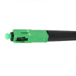 Free sample green color FTTH fiber optic SC APC UPC fast connector