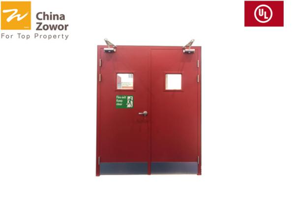 Buy cheap 60/90 min Double Swing 304 Stainless Steel Fire Rated Doors With Vision Panel Gold Coast from wholesalers