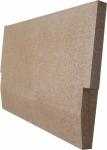 U Groove Fireplace Insulation Board Rectangle Shape For Industrial