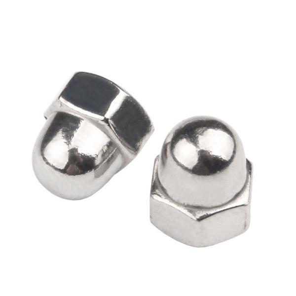 Buy cheap Metric Carbon Steel DIN 1587 Hexagon Flange Domed End Acorn Nuts M6 Dome Nut from wholesalers
