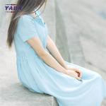 Casual linen summer casual formal office dresses designer dress for women