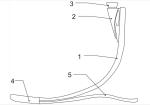 High Strength Full Carbon Fiber Products Medical Rehabilitation Foot Support