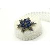 Buy cheap Leaf Shape Fashion Brooch Pin Sapphire Crystal Inlaid OEM ODM from wholesalers