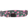 Buy cheap Polyester Webbing Soft Nylon Dog Collar , Garden Pattern Cute Puppy Collars from wholesalers