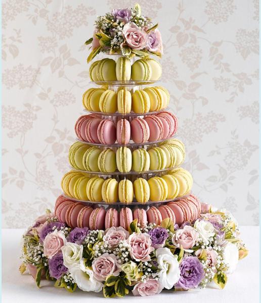 2017 Food grade Macaron Tower Stand Clear Macaron Stand Plastic Macaron tower