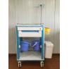 Buy cheap ABS Hospital Medical Cart Multifunction Medical Cart With Two Waste Bin And IV Pole from wholesalers