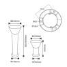 Buy cheap Water Resistant LED Solar Lawn Light , Solar Pathway Lamps For Courtyards Villas from wholesalers