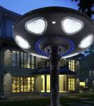 LED Integrated Solar Street Light Courtyard Lamp , 80W All In One Solar Street