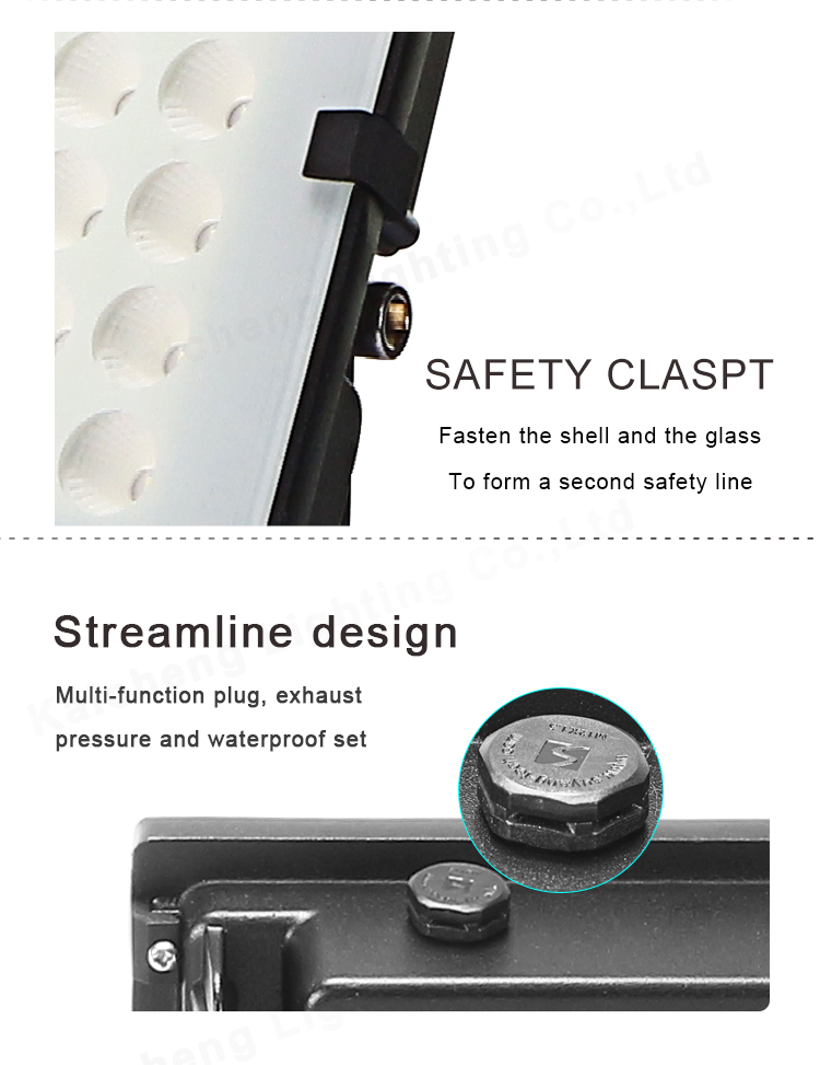 Outside 200W LED Flood Light CE Approved Aluminum Housing Waterproof