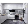 Buy cheap L Shape Kitchen Pastoral Style Wood Home Cabinet Wooden Storage Apartments from wholesalers