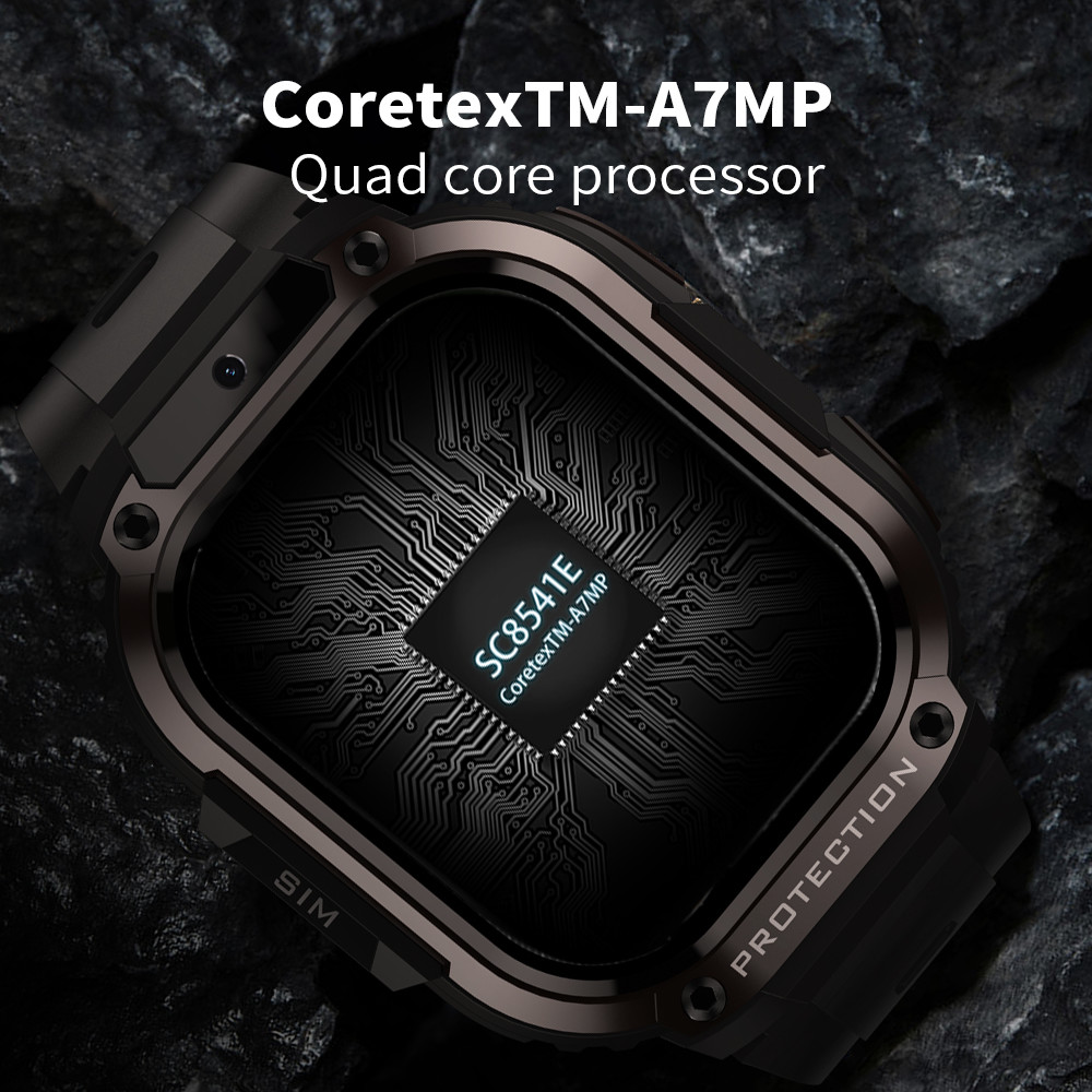 DM63 Android 4G Smart Watch 2.13 Inch Amoled Screen 2GB+16GB Support OEM SDK API