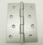Powder Spraying 180 Degree Glass Door Hinge , 6 Inch Door Hinge Silver Color
