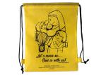 Non Woven Drawstring Sports Backpack For Promotion / Advertising