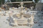Outdoor Decoration White Marble Stone Water Fountain
