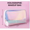 Buy cheap HOLOGRAPHIC MAKEUP BAG, PU TPU MATERIAL MAKEUP travel wash bag waterproof makeup bag cosmetic bags, ECO FIRENDLY PACKAGE from wholesalers