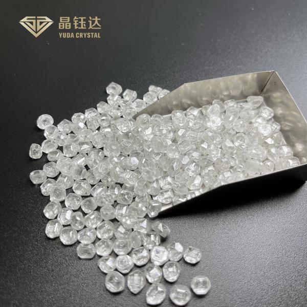 Buy cheap 1 Carat Uncut White HPHT Lab Grown Diamonds Synthetic Diamond from wholesalers