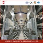 Hot Galvanized H Type Broiler Cage Silver Surface Treatment For Poultry Farming