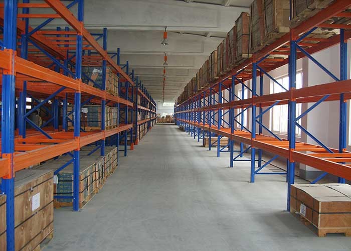 Industrial Adjustable Heavy Duty Pallet Racks Double Deep For Distribution Centers