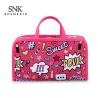 Buy cheap Pink Cute Full Cartoon Pattern Polyester Cosmetic Toiletry Bag from wholesalers