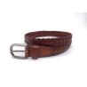 Buy cheap Women Leather 2.5cm Skinny Waist Belts Full Grain Braided from wholesalers