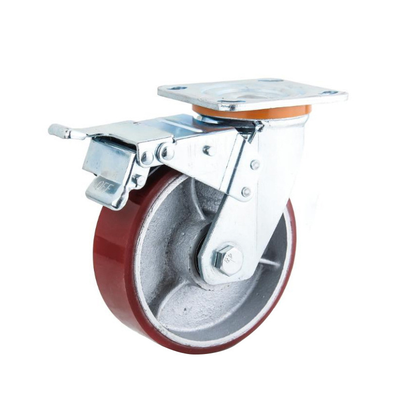 Whole Industrial Trolley 4 Inch Universal PU Swivel Casters