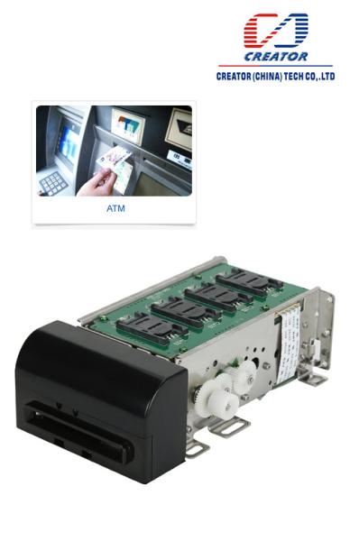 Buy cheap EMV Motorized Insert Magnetic Card Reader With Power-Fail Protection , IC Card Reader from wholesalers