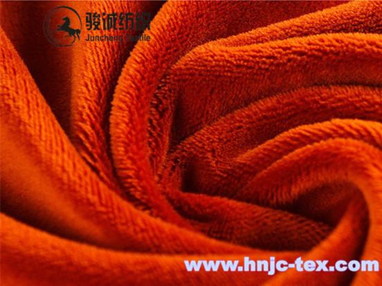 Haining Juncheng Island velvet hometextile fabrics,apparel fabrics bedding