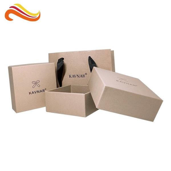Buy cheap Cardboard Custom Kraft Paper Bags Logo Printing Packing Items For Jewelry from wholesalers