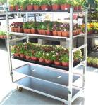 Hot Dip Galvanized PP Wheel Q235 Danish Trolley Shelves