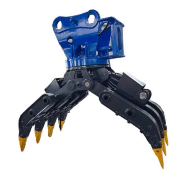 Buy cheap OEM Robust Excavator Grapple Bucket Hydraulic Excavator Rock Grab from wholesalers