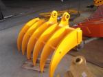 Custom Forging Q460 Excavator Brush Rake For PC07-2
