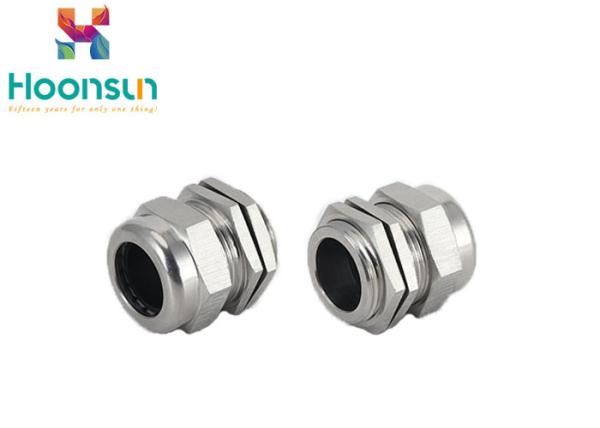 Buy cheap IP68 Metallic Color Stainless Steel Cable Connectors NPT1 / 2 Standard Type from wholesalers