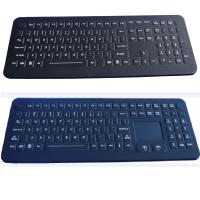 Buy cheap IP65 106 keys black USB customized ruggedized silicone rubber medical keyboard product