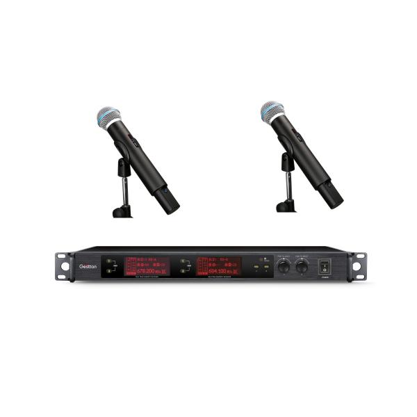 Buy cheap 80 Simultaneous Channels UHF Wireless Microphone With XLR And 6.3mm Jack from wholesalers