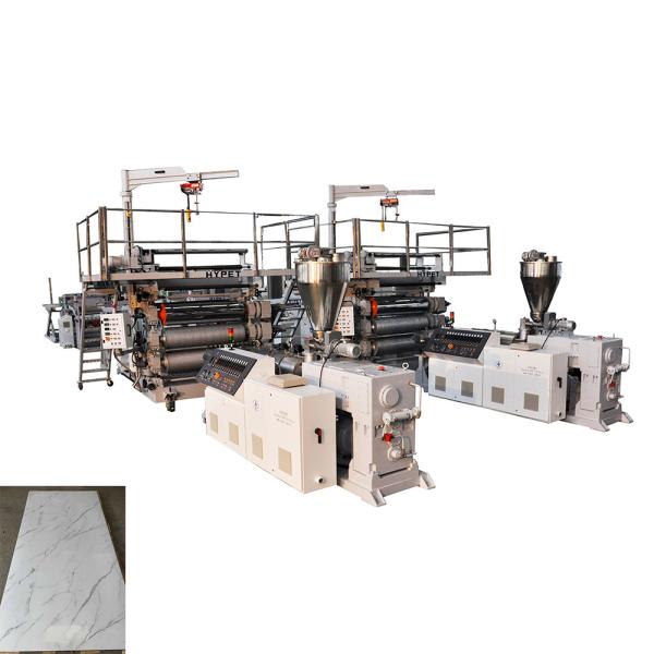 Buy cheap Plastic Board Extrusion Machine For Pvc 1220 Marble Sheet Production from wholesalers