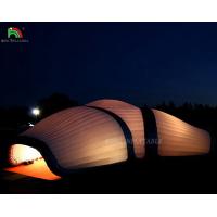 Buy cheap Inflatable Outdoor Camping Tent With LED Light Strip product