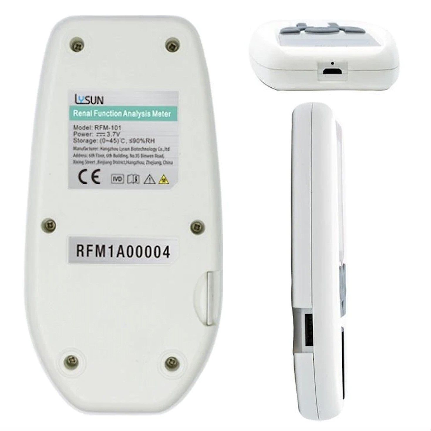 Renal Function Testing With RFM-101 Bluetooth Syncing And Mobile App Management