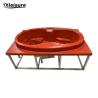 Buy cheap Made in China oval spa hot tub mold wood-fired acrylic hot tub mould 2-person outdoor spa bathtub fiberglass FRP spa poo from wholesalers