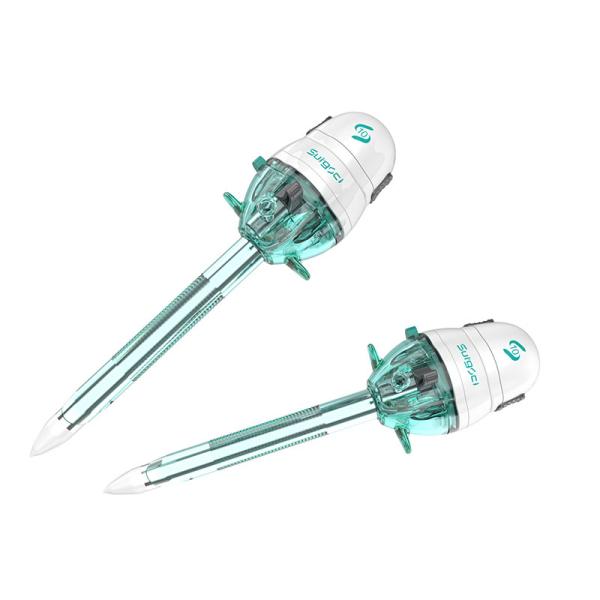 10-11mm Plastic Trocar Surgical Instruments Disposable Laparoscopic Bladeless