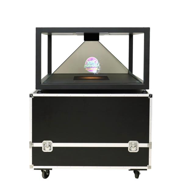 Portable 360 Degree 19inch Holograpm Display Showcase Plug and Play Used For